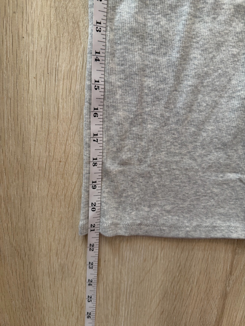 SKIMS Skims Cotton Rib Long Tank in Light Heather Grey - Picture 5 of 6